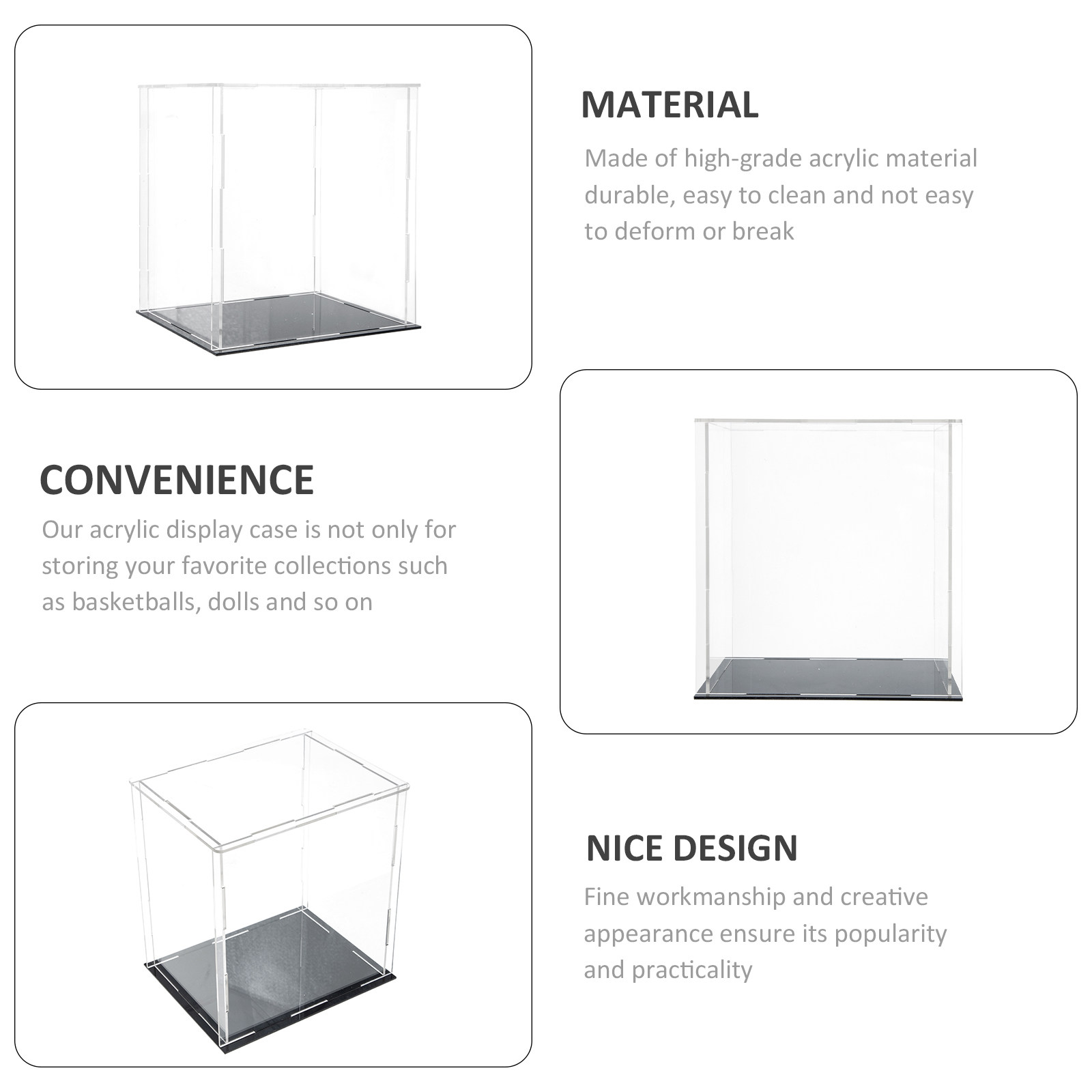Acrylic Transparent Display Ca - Display Case Acrylic recension och pris