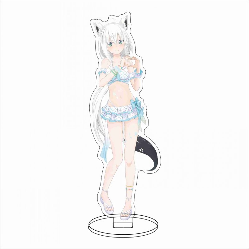 16CM Anime Hololive Shirakami  - Figma Stand Set recension och pris
