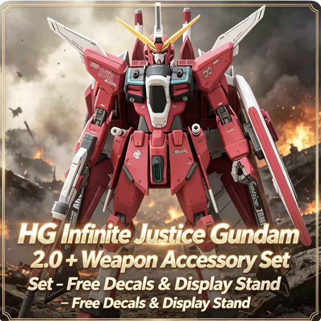 231 HG 1/144 Infinite Justice  - Bandai Model Gundam Hg recension och pris