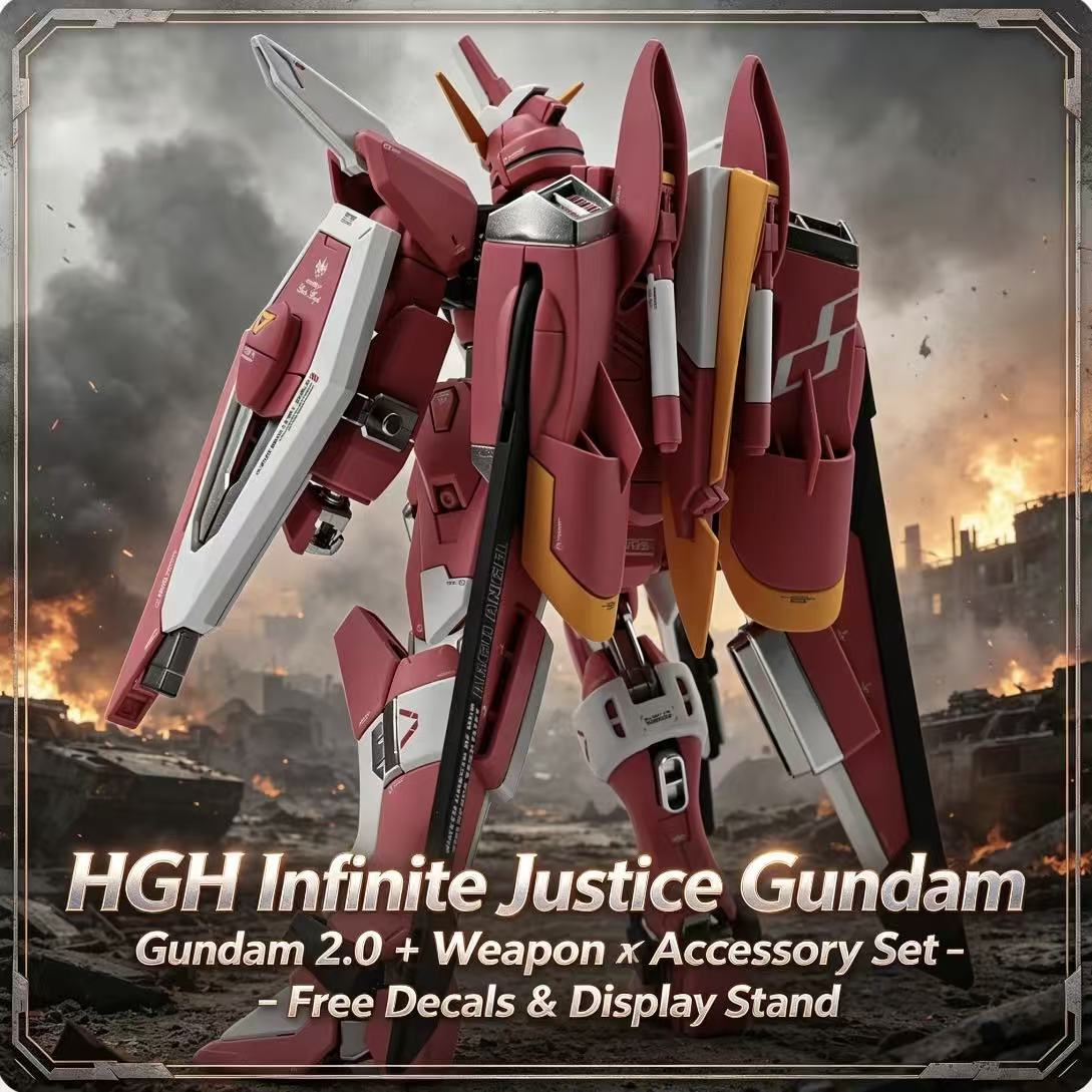 231 HG 1/144 Infinite Justice  - Bandai Model Gundam Hg recension och pris