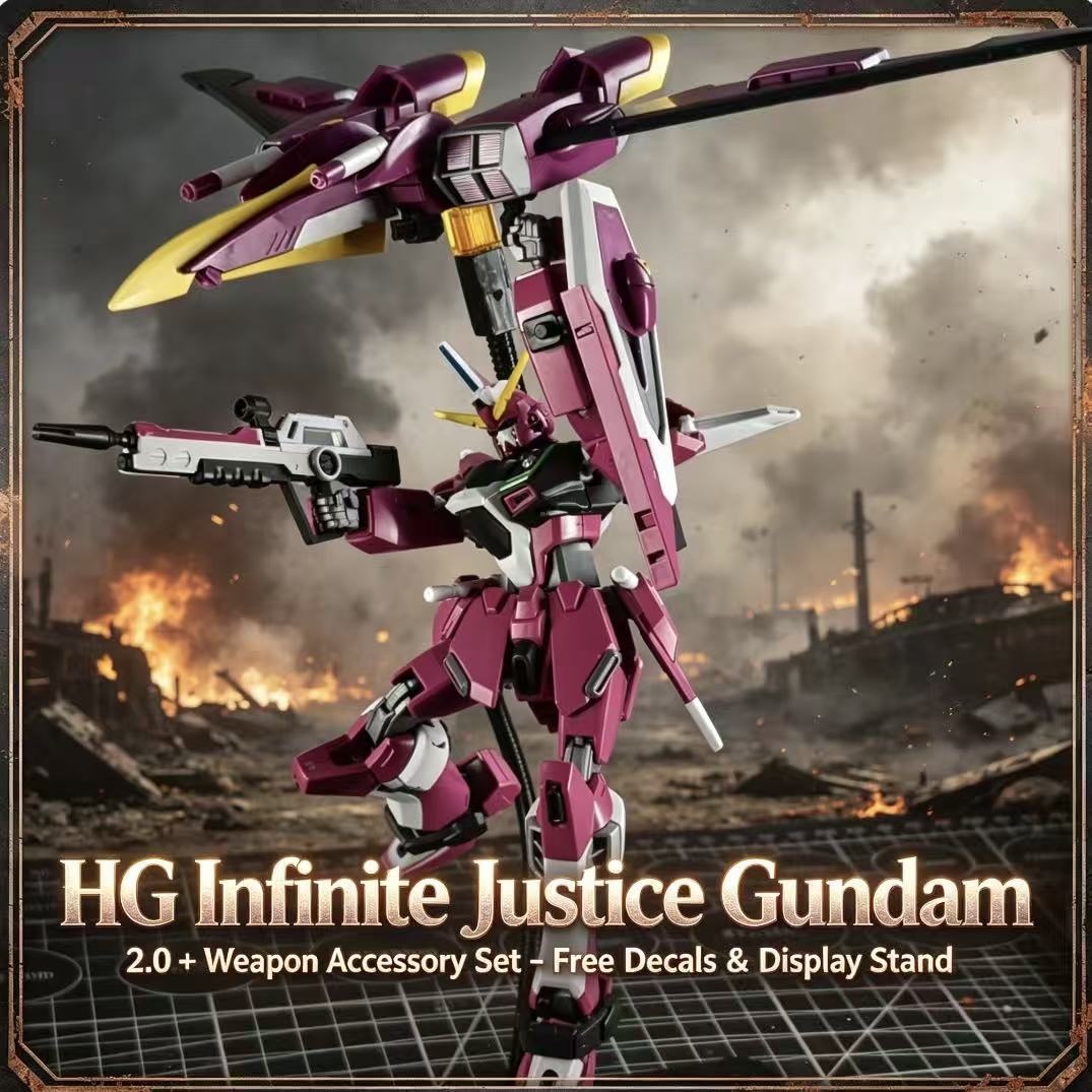 231 HG 1/144 Infinite Justice  - Bandai Model Gundam Hg recension och pris