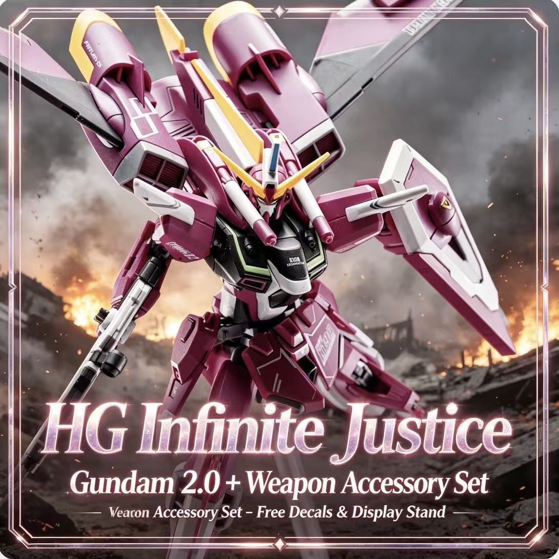 231 HG 1/144 Infinite Justice  - Bandai Model Gundam Hg recension och pris