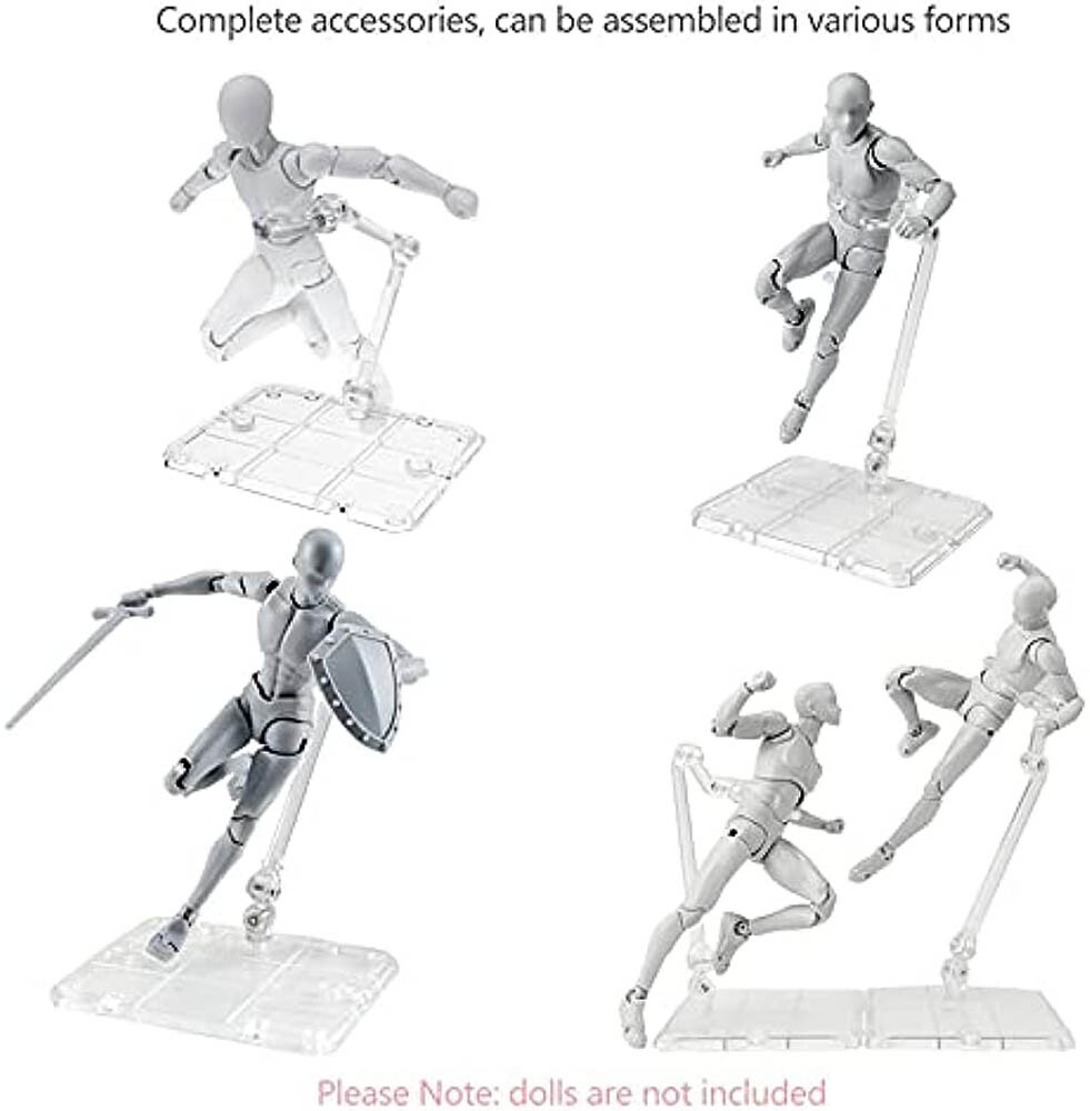 12Pc HG144 Adjustable Action F - Action Figure Stand recension och pris