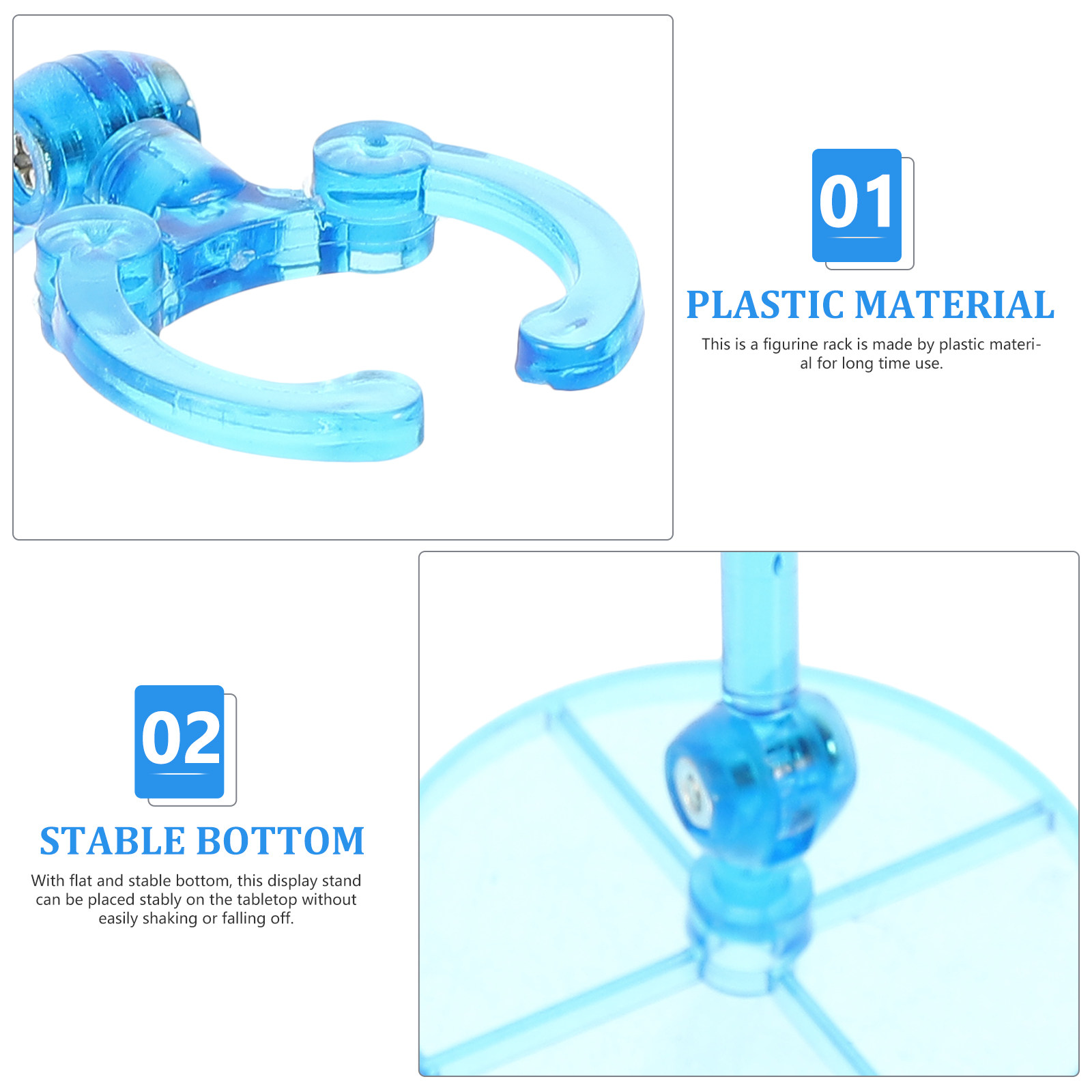 4pcs Plastic Action Figure Dis - Action Figure Stand recension och pris