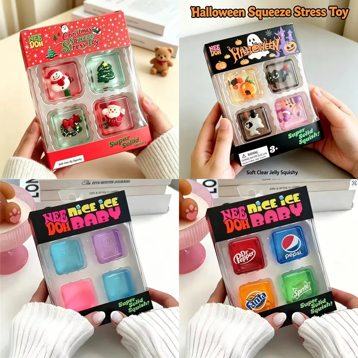 2026 new Needoh Nice Ice Baby  - Fidget Cube Original recension och pris